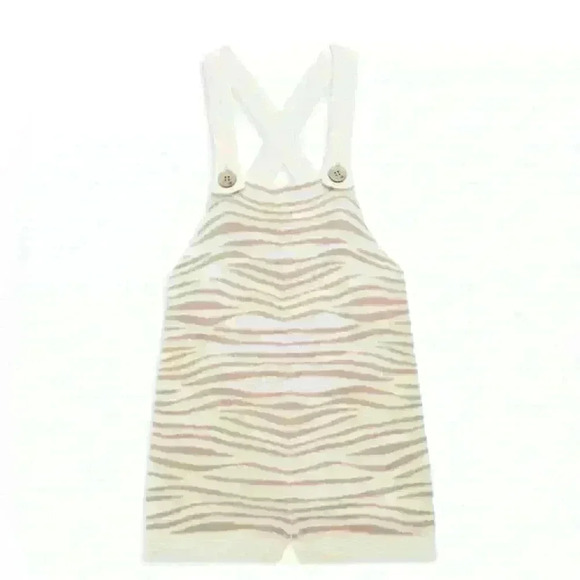 BAREFOOT DREAMS
Little Girl's Zebra-Print Shortall 4T/5T - Picture 1 of 3